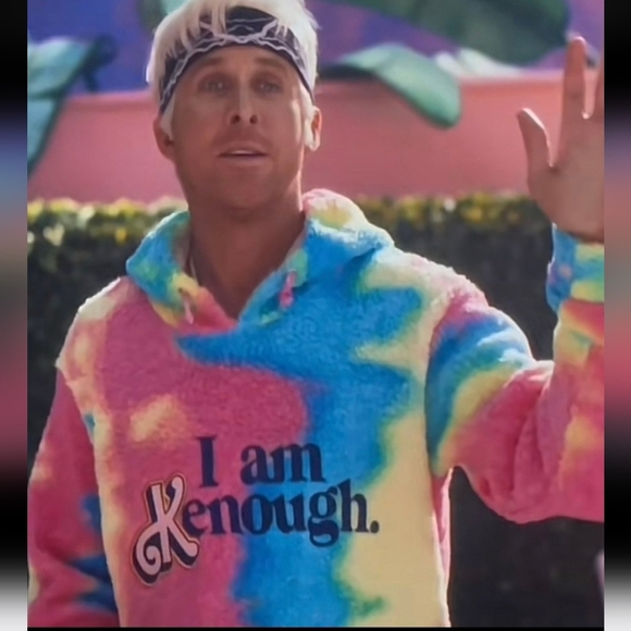 Barbie Tops - Barbie The Movie Official “I Am Kenough” hoodie by Mattel Creations